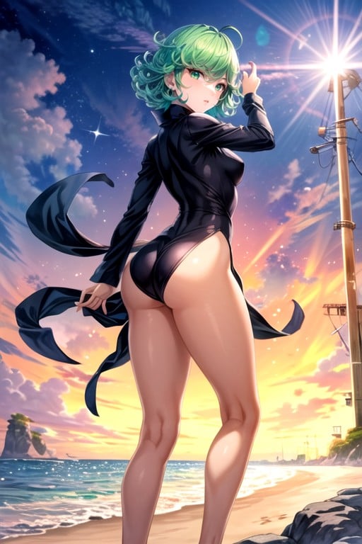 Model, Tatsumaki (one Punch Man), Full BodyPorno AI