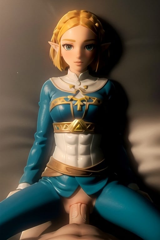 Zelda (the Legend Of Zelda), Blonde Hair, 3d AI Porn