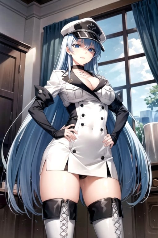 Esdeath (akame Ga Kill), Longitud Media, GigantescoPorno AI