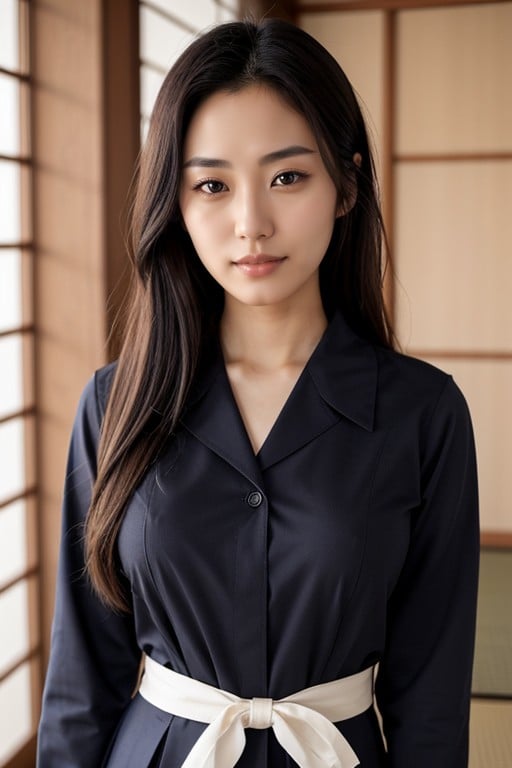 Adorable Face, Skinny, Japanese AI Porn