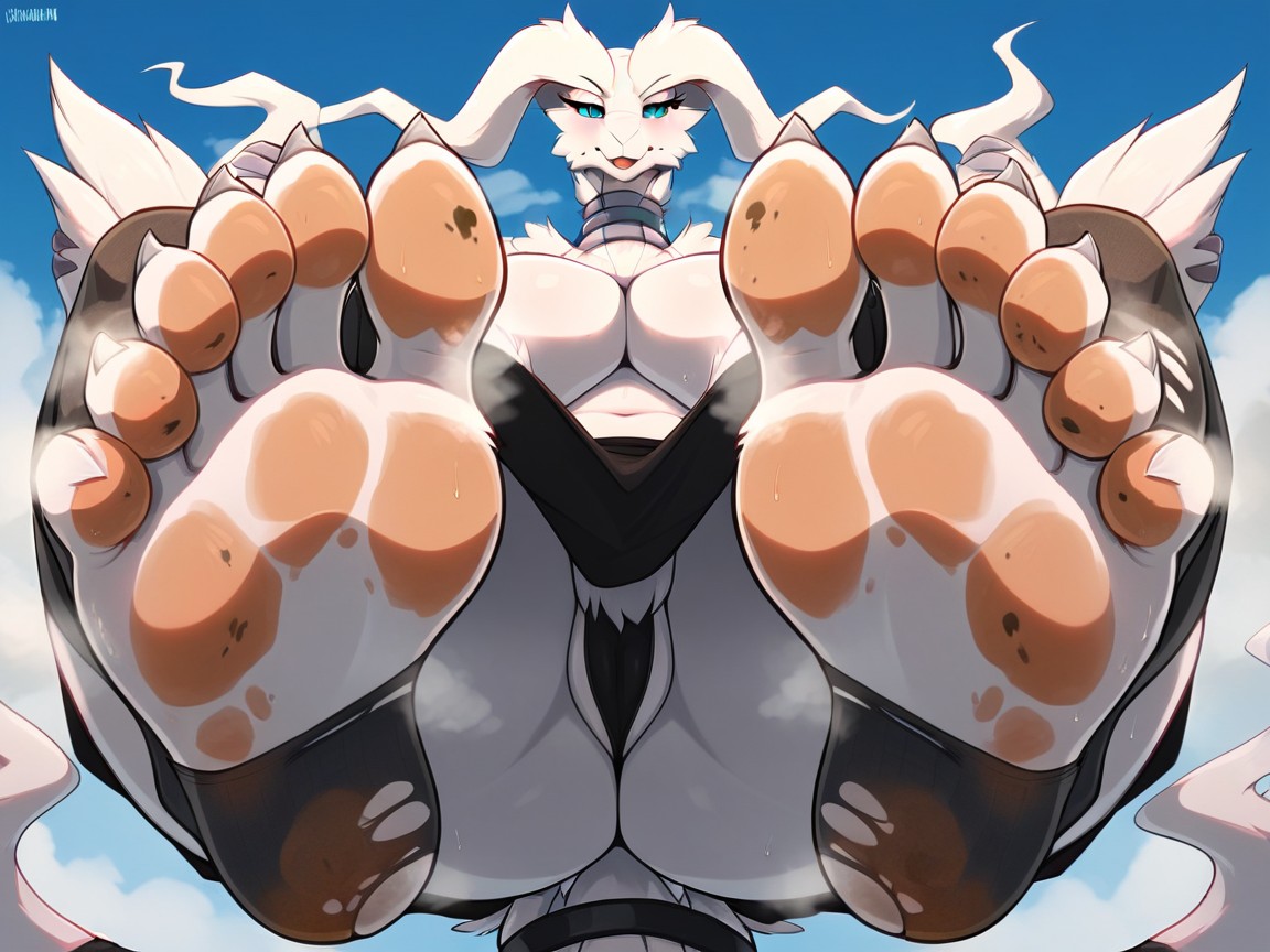 Dirt Stains On Socks, Pov, Illustration Furry AI Porn