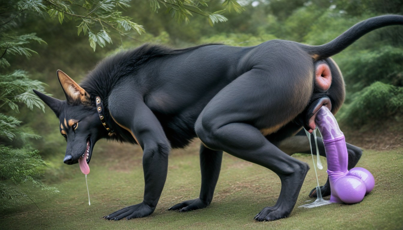 Insanely Detailed, Ahegao, Foliage In Foreground Furry AI Porn