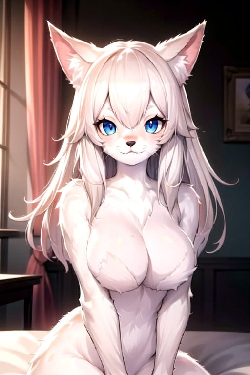 Furry, Cleavage, Skinny AI Porn