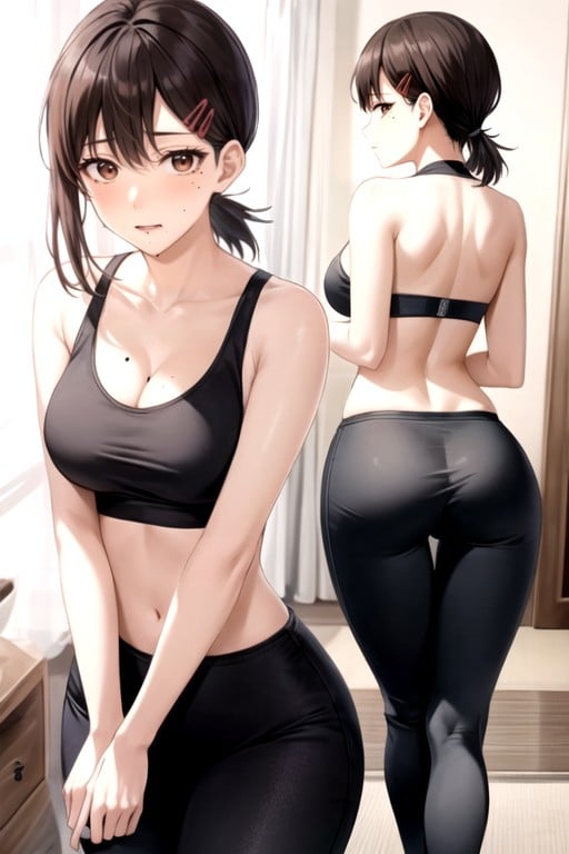 Yoga Pants, Koben、yoga、flexible、body、, Bending Over AI Porn