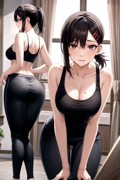 乳溝, 緊身褲, Koben、yoga、flexible、body、AI黃片