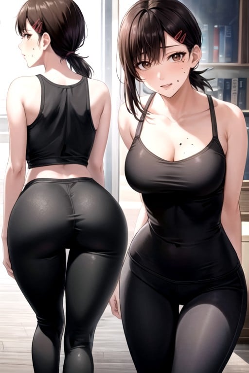 Yoga Pants, Cleavage, Leggings AI Gay Porn