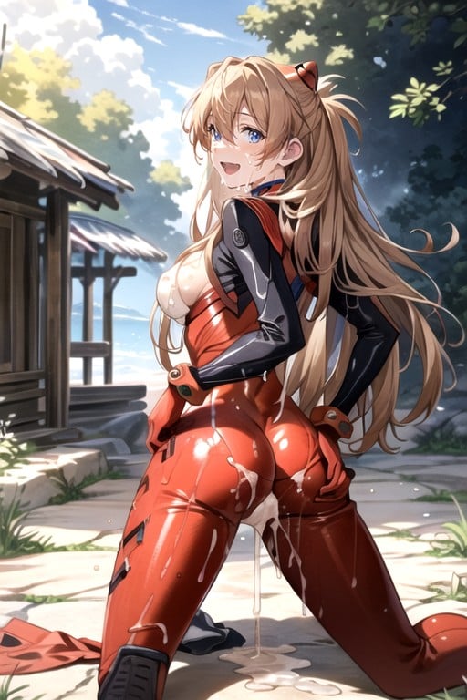 Corps Entier, Style Chaleureux, Asuka (evangelion)Porno IA