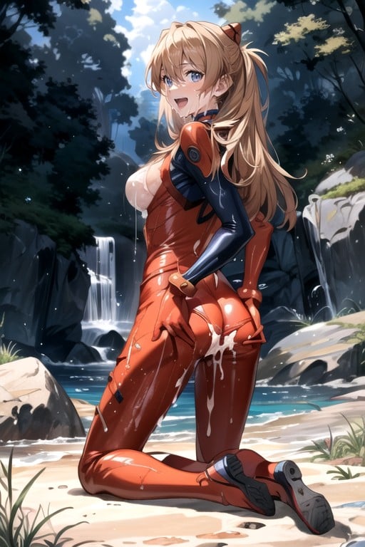 Unterstützendes Gesäß, See, Asuka (evangelion)KI Porno