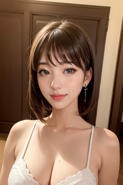 Korean, Bangs, Fat AI Porn