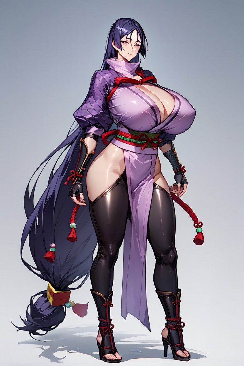 Minamoto No Raikou From Fate Grand Order, Standing, Skinny Furry AI Porn