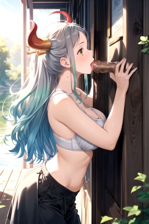 Yamato (one Piece), Warm Anime, Sport Bra AI Porn