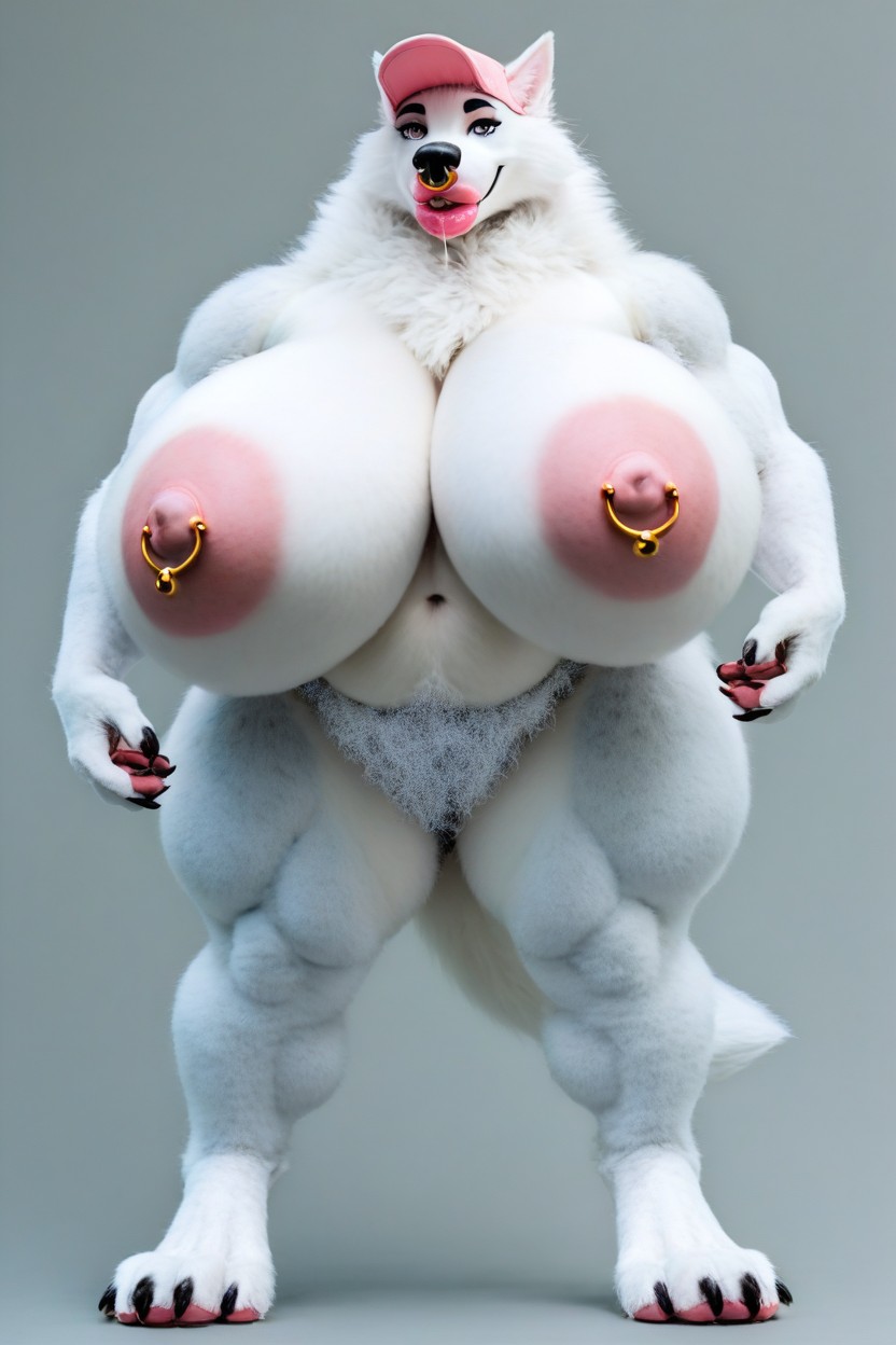 Fluffy Body, Fluffy, Thick Fur Furry AI Porn