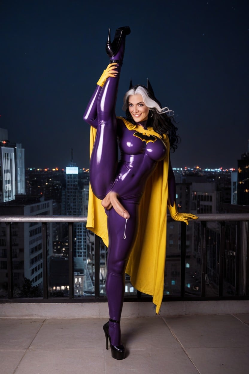 Full View, Stylish Pose, Night Shemale AI Porn