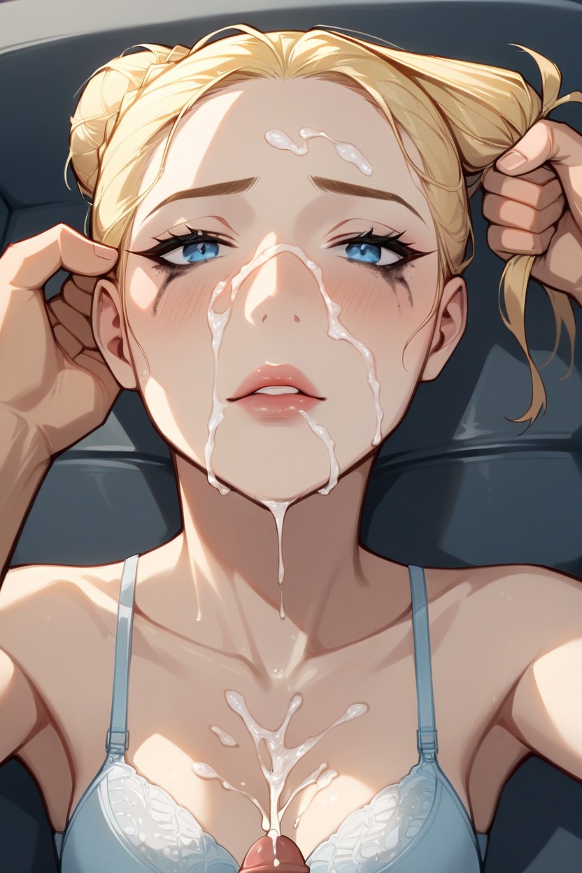Cum On Face, Facial Pov, Bra AI Porn