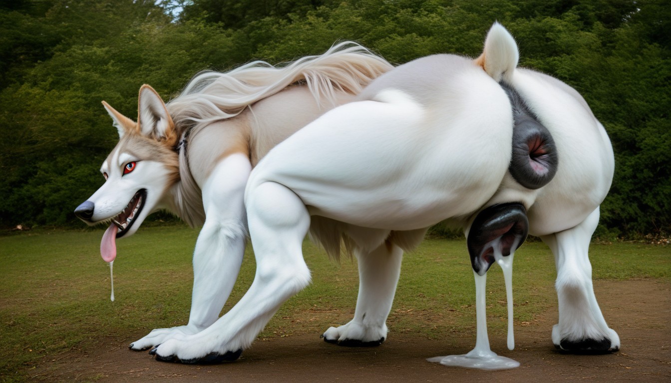Massive Anus, Full Body, Side View Furry AI Porn
