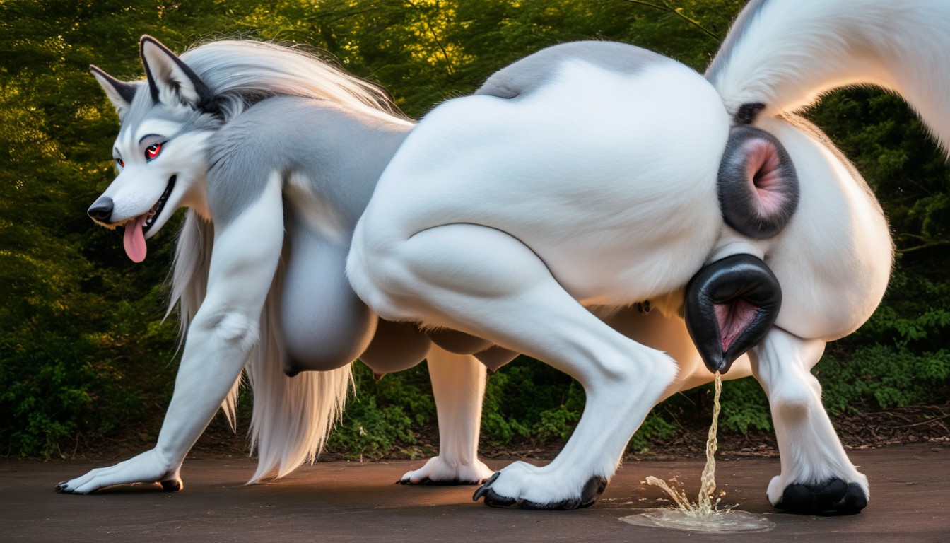 Realistic, Side View, Ahegao Furry AI Porn