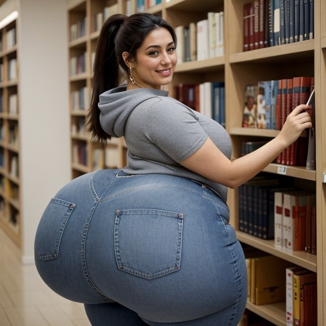 Perfect Hourglass Proportions, Hispanic, Latina AI Porn