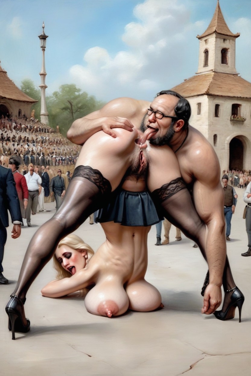 Men With Gigantic Penises, S Ass Hole, Screams Open Lips AI Porn
