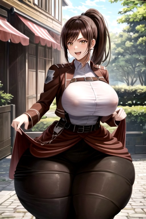 Extremely Large Ass, Cute, Sasha Braus (attack On Titan) Furry AI Porn