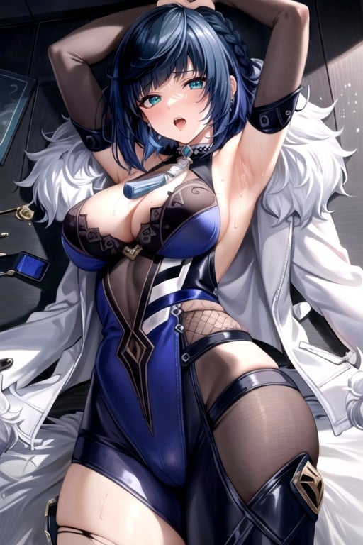 From Side, Fellatio, Throat_bulge Hentai AI Porn