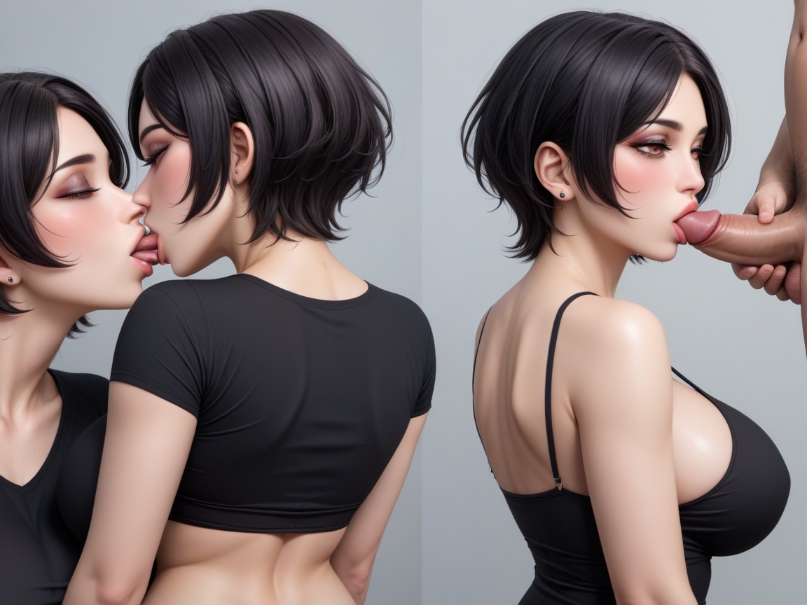Cat Pose, Face, No Makeup AI Porn