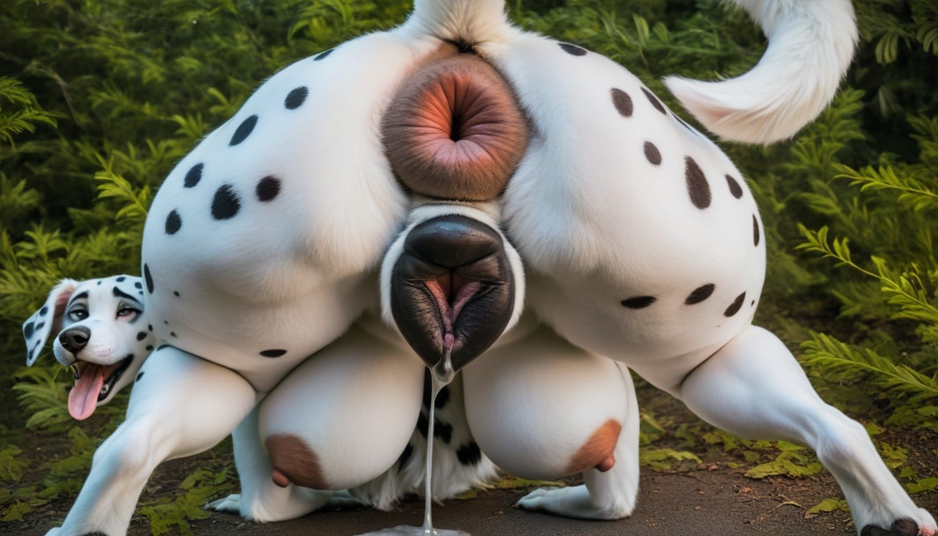 Tail Anus, Massively Enlarged Genitals, Looking At Viewer Furry AI Porn