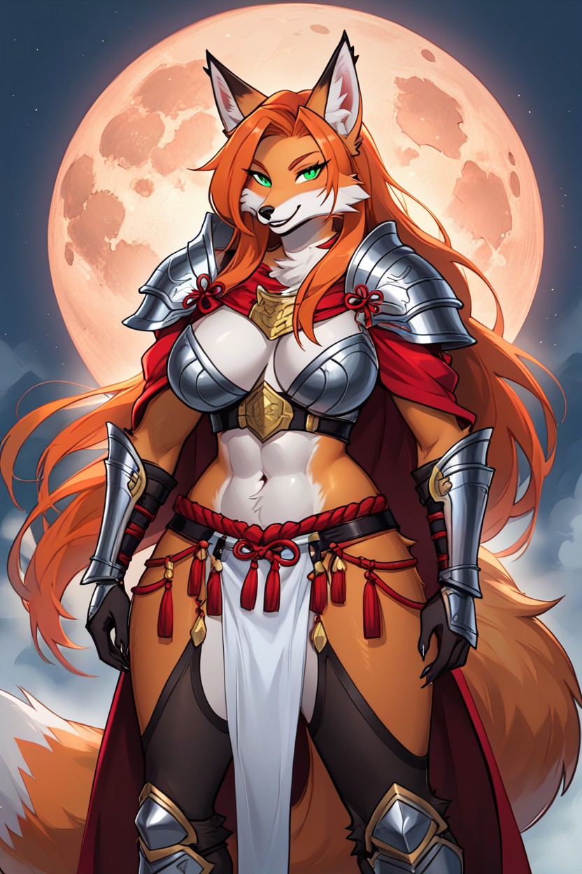 Zoologist, Plump Canine Pussy, Hallowed Armor Furry AI Porn
