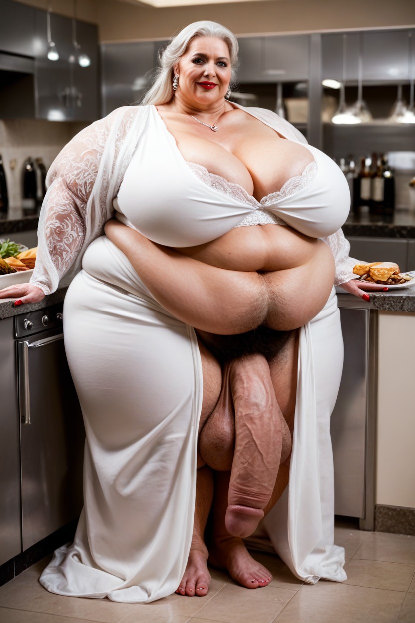 Giant Penis, K, Extremely Large Ass Shemale AI Porn