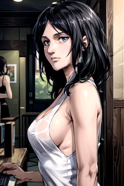 Sideboob, Comic, Sleeveless T-shirt AI Gay Porn