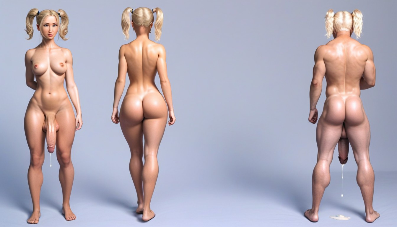 Futanari Tops Male, Male Restrained, 2 Personas Porno shemale IA