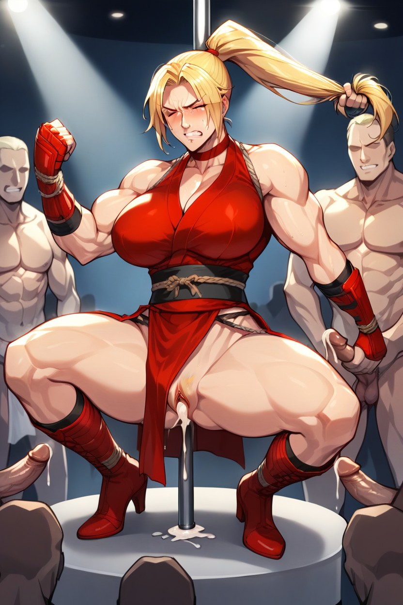Large Breasts, Gang Bang, Restrained AI Gay Porn