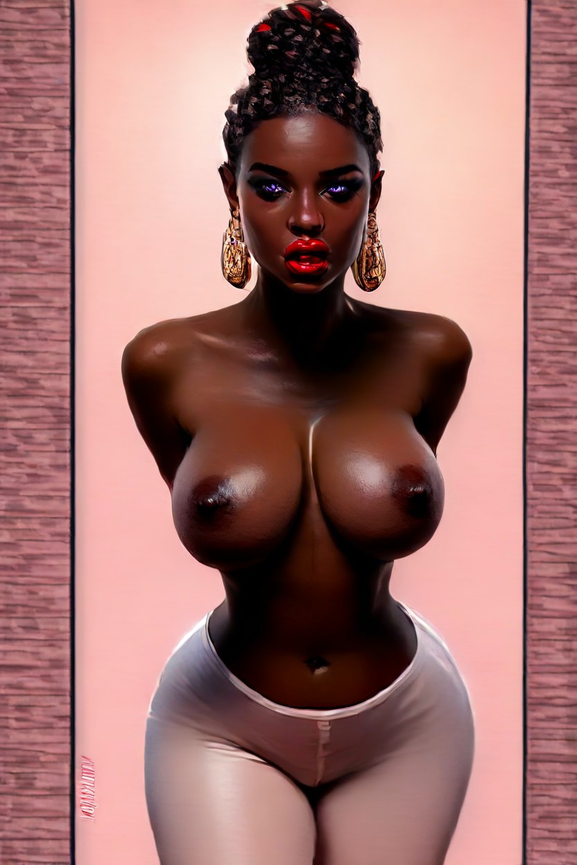 Throat Used, Black Hair, 18 AI Porn