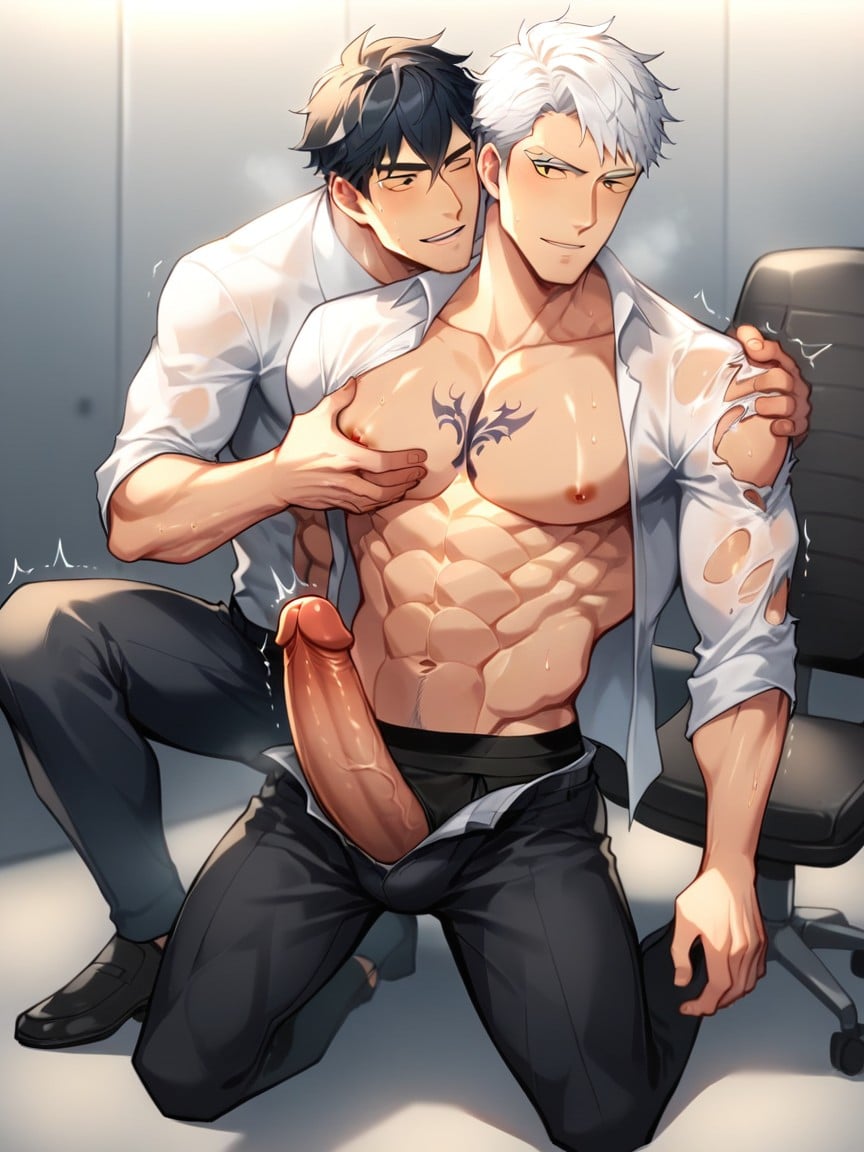 Gigantic, Pants Taken Off, Office AI Gay Porn