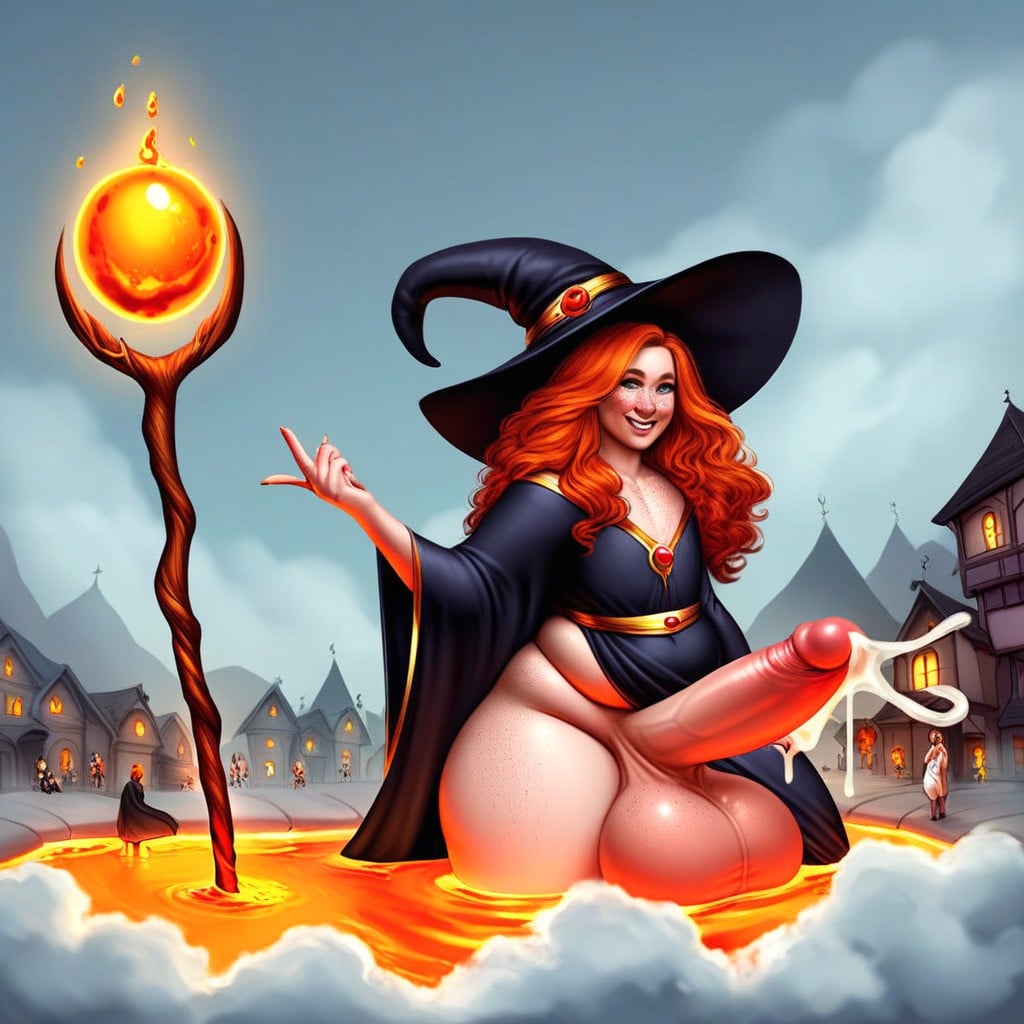 Wide Hips, Glowing Balls, Happy Shemale AI Porn