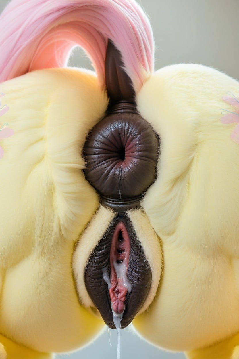 Childbearing Thighs, Veiny Anus, Wet Pussy Furry AI Porn