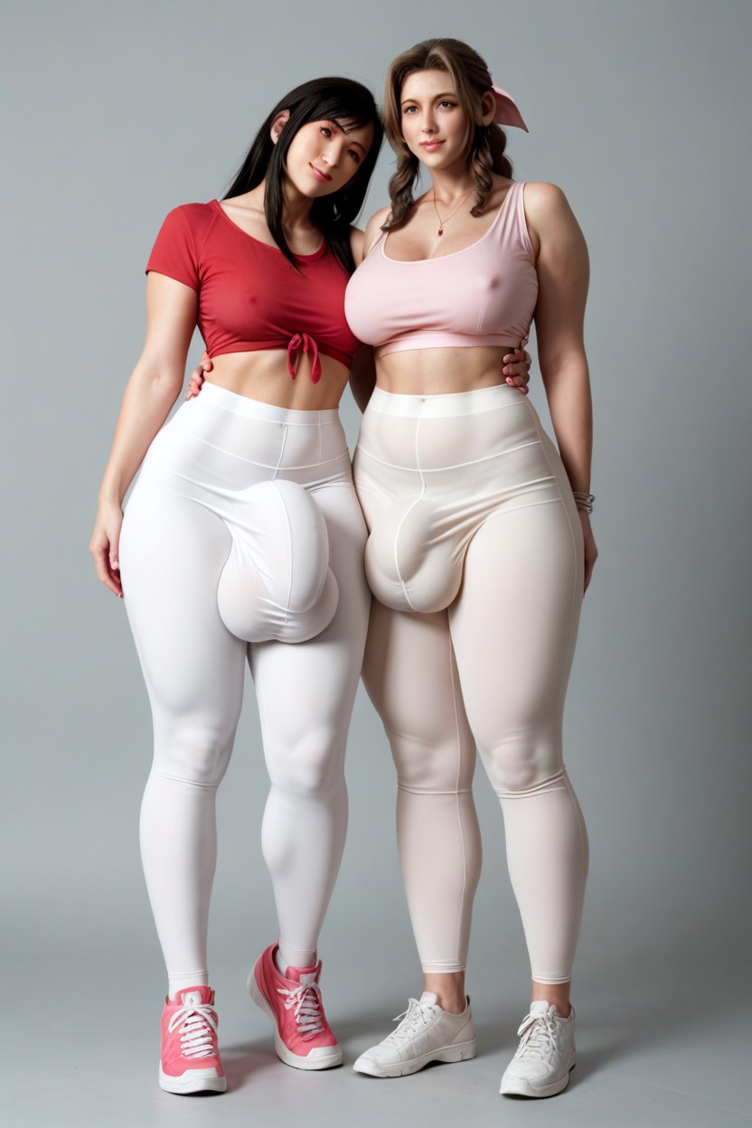 Massive Testicles Bulge, Wide Hips, Androgynus Shemale AI Porn