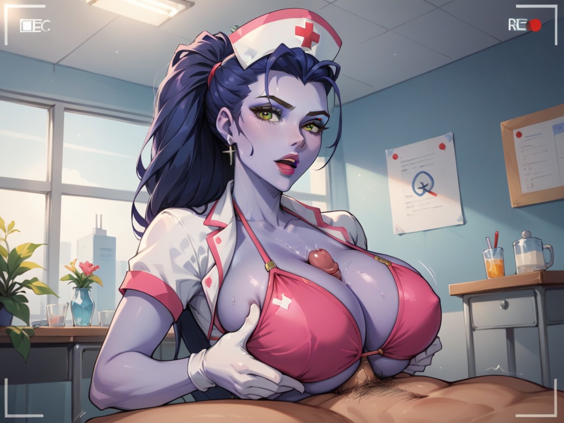 Nurse, Looking At Viewer, Widowmakeroverwatch AI Porn