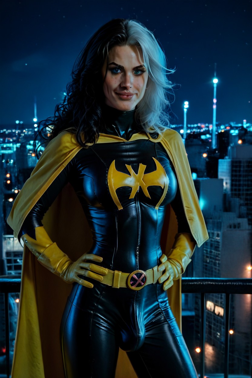 Solo, Batgirl, Night Shemale AI Porn