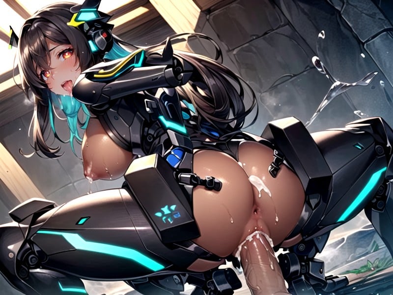 Trembling Motion Line, Breast Milk, Nakadashi Hentai AI Porn