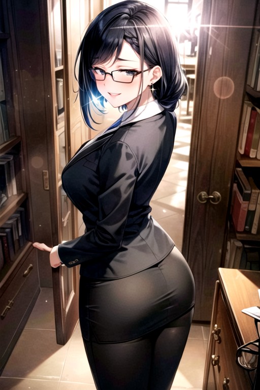 Male Wearing Cargo Pants, Looking Up, Male Wearing T-shirt Hentai AI Porn