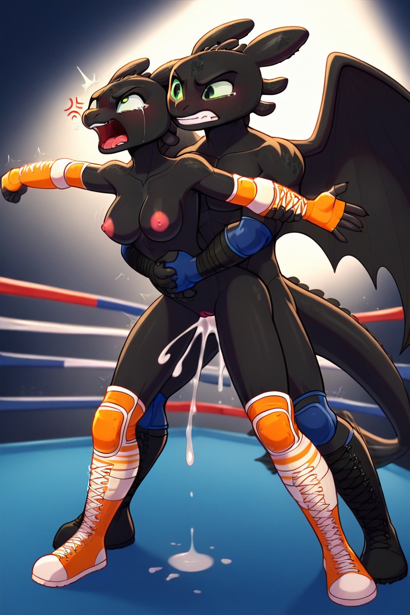 Siblings, Black Scales, Nsfw Furry AI Porn