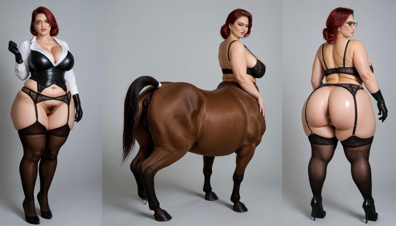 Centaur Pussy, 後視圖, Boss Woman AI國產黃片