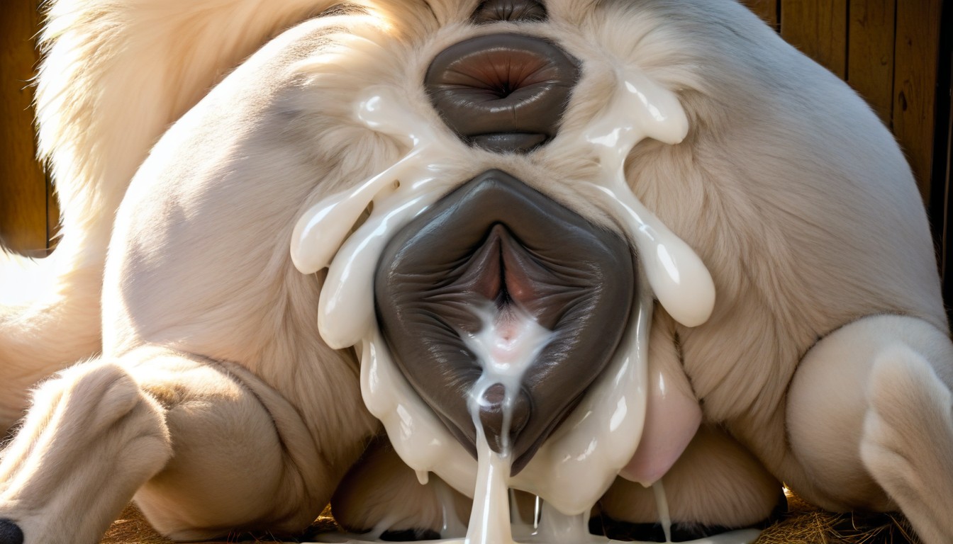 Skinny, Excessive Anus Juice, Dirty Pussy Furry AI Porn