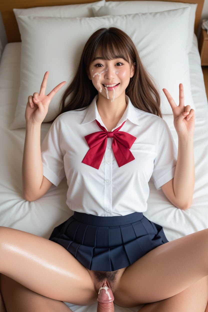 Humid, After Sex, Happy Asian AI Porn