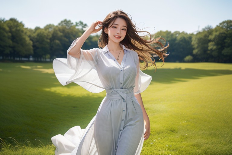 Ulzzang V, Cinematic, Smiling Mouth Open AI Porn