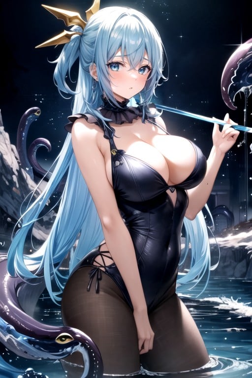 Tentacle, Aqua (konosuba), Nsfw Asian AI Porn
