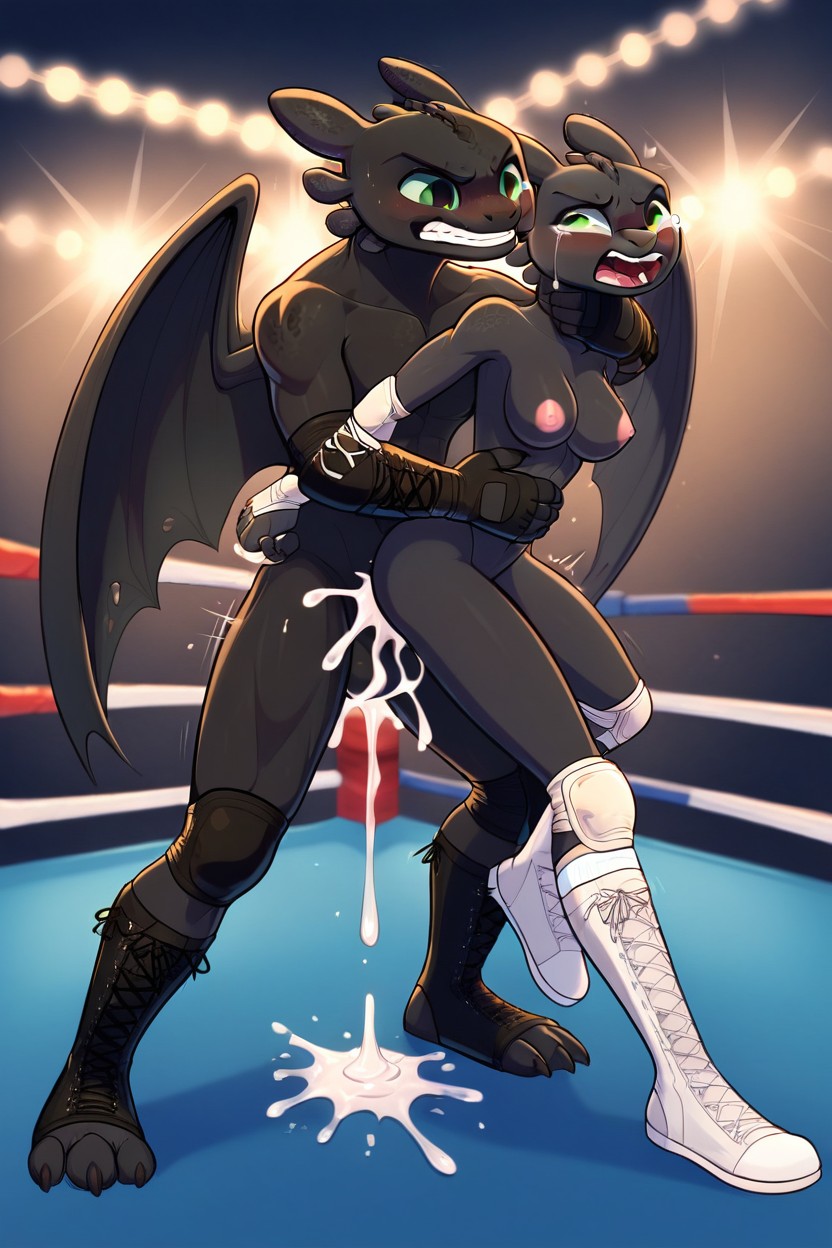 Feminine Figure, Angry, Tears Furry AI Porn