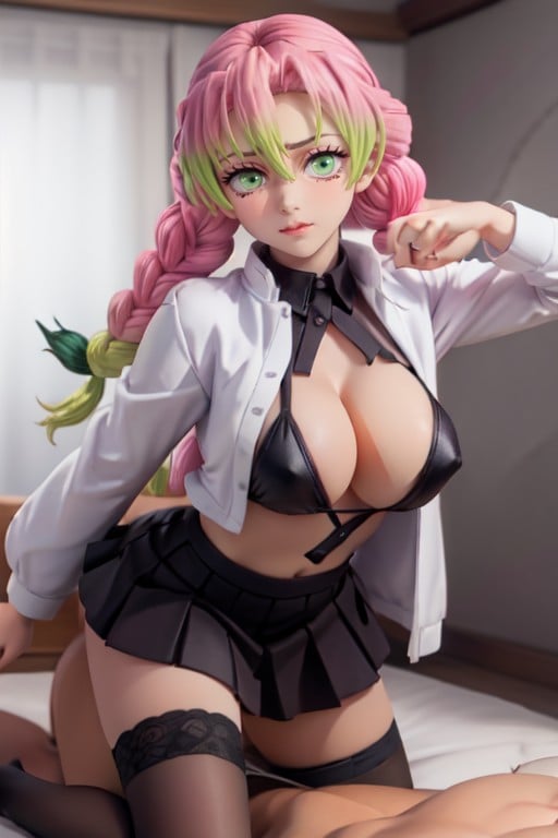 La Postura De Perrito (3era Persona), Mitsuri Kanroji (demon Slayer), 3d Porno gay IA