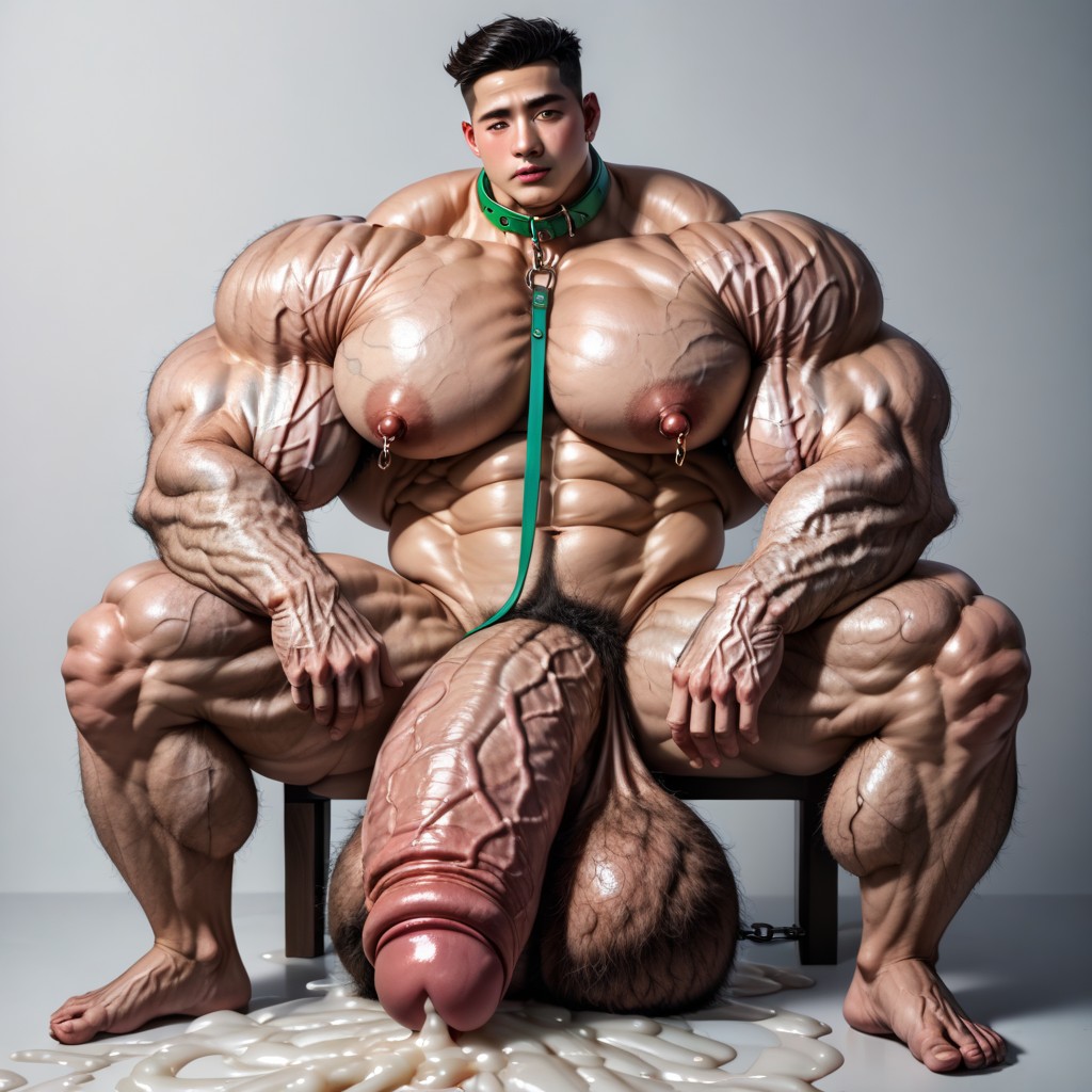 Nursing, Pubic Hair, Veiny Arms AI Gay Porn