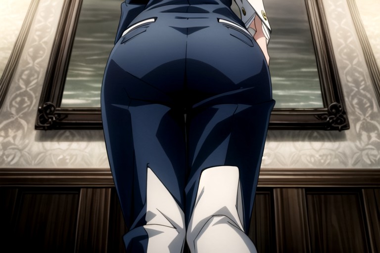 Miwa Kasumi (jujutsu Kaisen), Looking At Viewer, Accurately Detailed Furry AI Porn